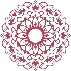 Beautiful mandala art and vector mandala design.