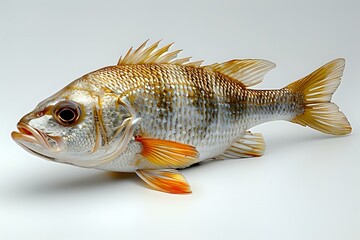 Detailed Image of a Fish in Profile View