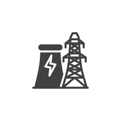 Generating electricity vector icon