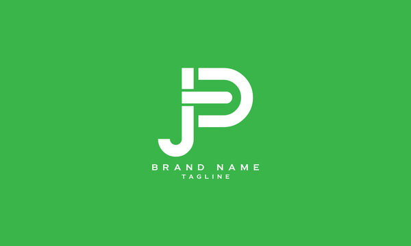 JPD, JDP, PJD, PDJ, DPJ, DJP, Abstract initial monogram letter alphabet logo design