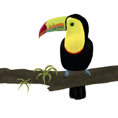 Toucan tropical bird