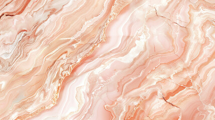 Pale Peach Marble Texture, Soft Tones and Gentle Swirls