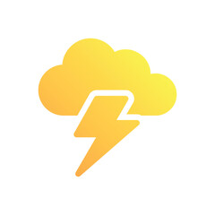 Lightning vector icon