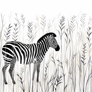 zebra vector illustration