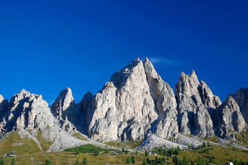 Cirspitzen Bergmassiv in den Dolomiten, Südtirol, Italien, Europa 