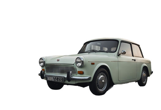 DDR PKW Trabant light colored vintage carmid-20th century 