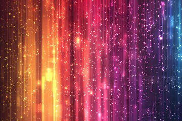 Gradient spectrum background for science or technology themes