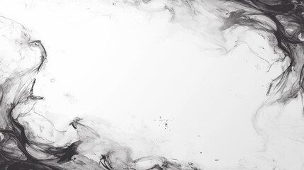 墨汁の背景フレーム