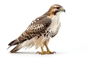 A hawk perches, gaze piercing the distance