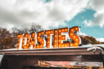 Food truck marquee sign