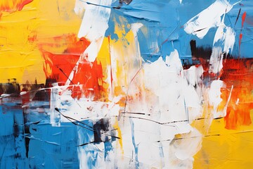 Urban Street Art-Influenced Abstract Expressionist Paint Techniques - Visionary Splash Capture