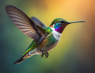 Kolibri im Flug - obrazy, fototapety, plakaty