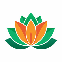 Lotus Flower vector art illustration (7)