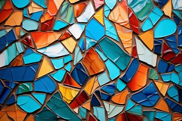 Mosaic Tile DIY Decor: Abstract Wall Art Projects Gallery