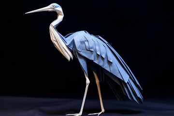 Obraz premium Learn Origami: Step-by-Step Crane Tutorial and Paper Folding Techniques