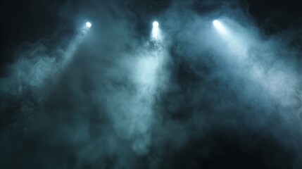 Illuminated Fog with Spotlights for Dramatic Effect
