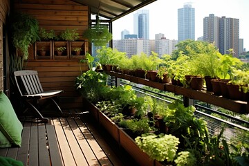 Urban Loft Balcony Gardens: Capturing the Vibrant Urban Loft Lifestyle in Images