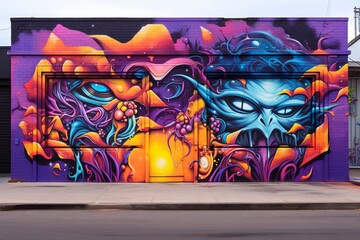 Vibrant Graffiti Wall Murals: Inspiring Graffiti Art Gallery Showcase