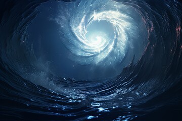 Whirlpool Ocean Animation Effects: Dynamic Water Motion Graphics Masterpiece