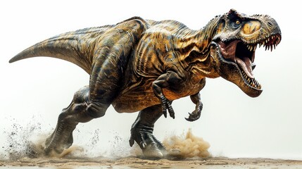 Fototapeta premium It was a large carnivorous dinosaur that lived during the late Cretaceous Period.