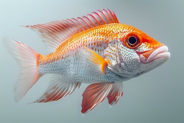 Serene Fish in Simple, Clean Environment