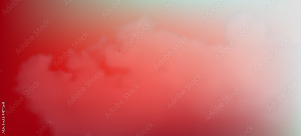 Aufkleber modern colorful gradient background with clouds