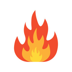Fire flame icon vector illustration