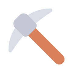 Pickaxe mining tool icon, editable vector ready to use