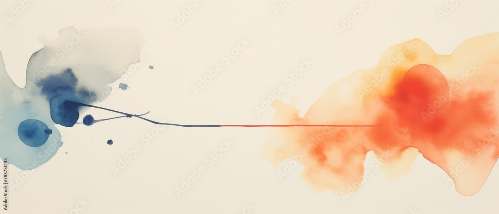 Aufkleber colorful liquid fluid art painting texture - banner background panorama for webdesign or business te