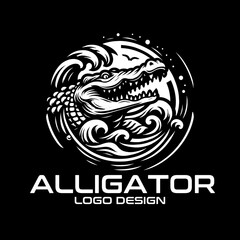 Alligator Vector Logo Design