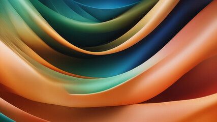 Abstract color gradient background grainy orange blue green white noise texture backdrop design
