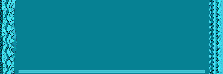 jade geometric repeating symbols template copy-space design on teal green background