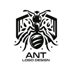 Ant Vector Logo Design