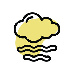 Fog vector icon