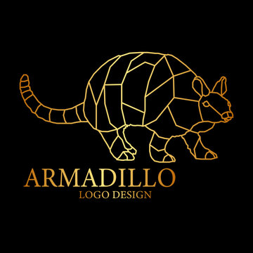 Armadillo Vector Logo Design