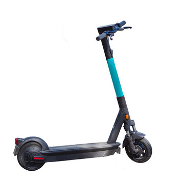 electric scooter isolated
