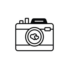 Photo Camera icon design with white background stock illustration
