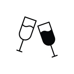Toast icon design with white background stock illustration