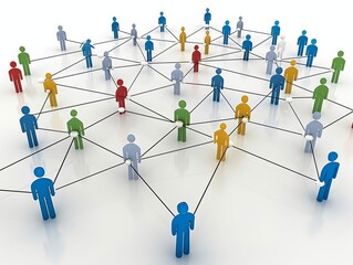 Illustrating the interconnected web of relationships in recruitment processes