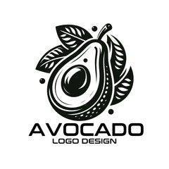 Avocado Vector Logo Design