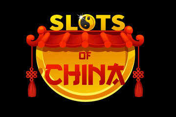Logo Slot of China. Vector LOGO for casino