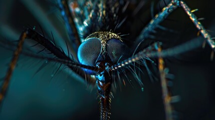 Mosquito Macro Magic Capturing the Intricacies of Malaria and Dengue 