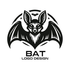Bat Vector Logo Design