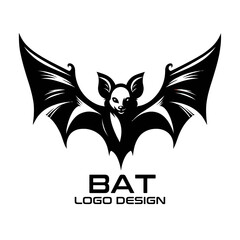 Bat Vector Logo Design