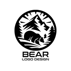 Bear Vector Logo Design