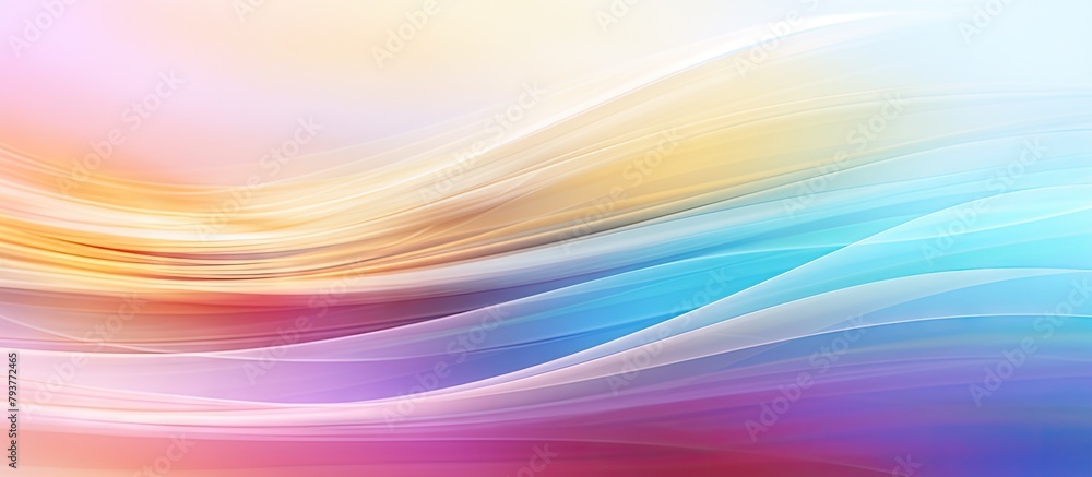 Poster abstract background with a colorful light and color wave