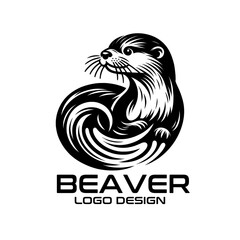 Beaver Vector Logo Design