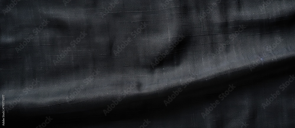 Poster a fabric close-up with extensive linear patterns