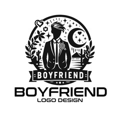 Boyfriend Vector Logo Design