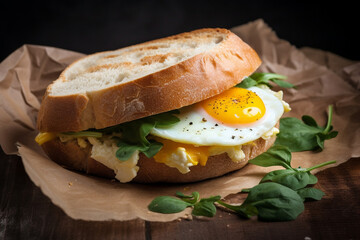 Egg sandwich generative AI